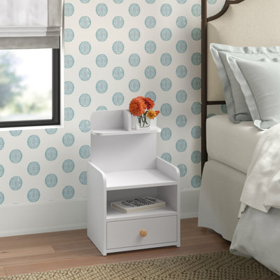 Boaz 36.5cm W Manufactured Wood Bedside Table