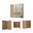 4-Shelf Bathroom Medicine Cabinet With Mirror-1971167175
