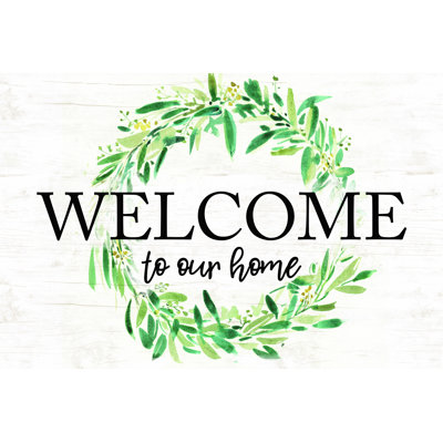 " Welcome To Our Home Wreath "