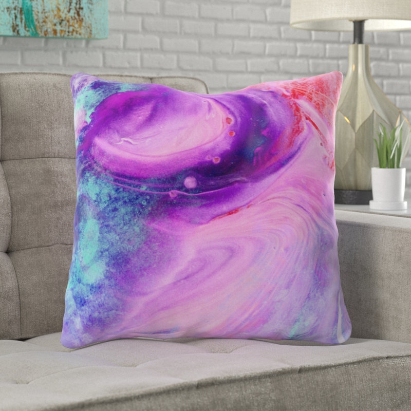 Sereno Throw Pillow, Microsuede, Indoor