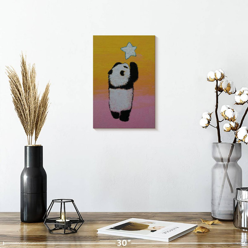 Brampt Panda Star, 12" H x 8" W