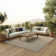 Rectangle Tordis Striped Machine Woven Polyester/Polypropylene Indoor/Outdoor Area Rug in Jute Ivory