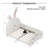 Charming Upholstered Rabbit-Shaped Twin Platform Bed For Girls' Dream Rooms-2015466107