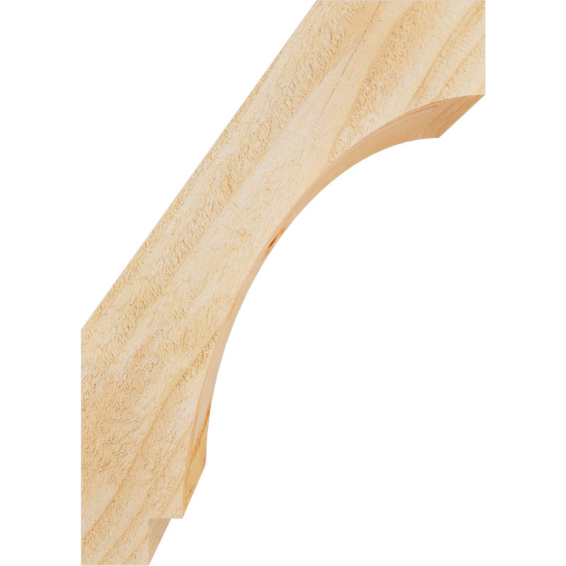 Attelle impériale du genou, Sapin de Douglas, H 14 po x l 4 po x P 10 po, Brute