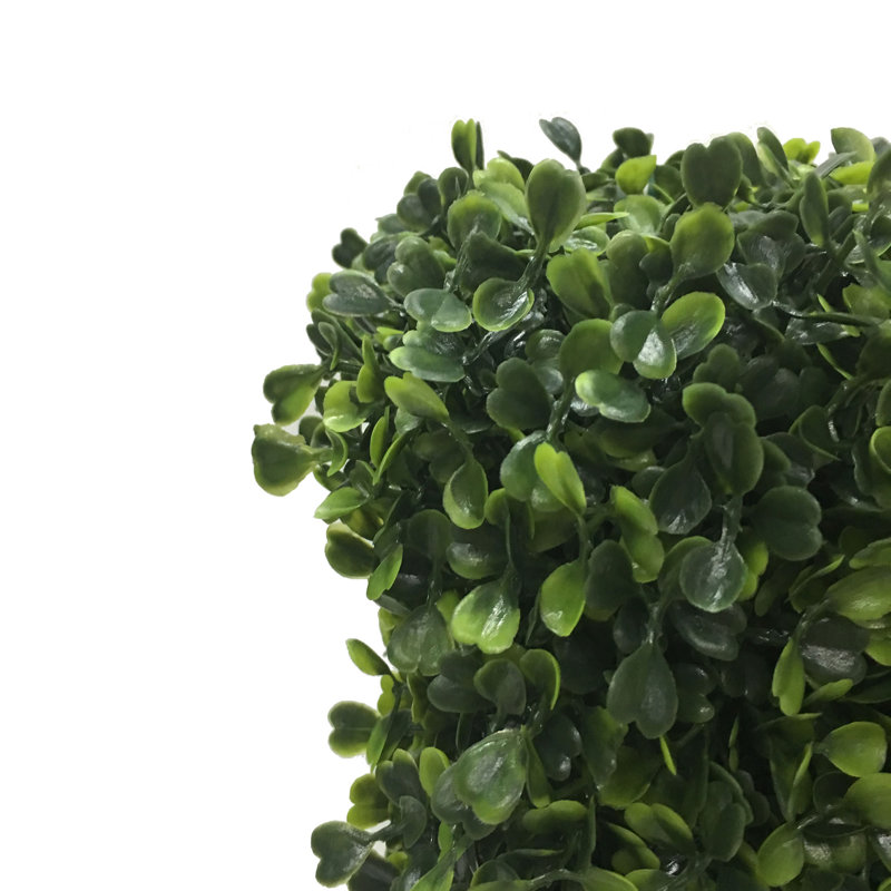 Vickerman 36" Artificial Green Boxwood Hedge for Outdoor Use
