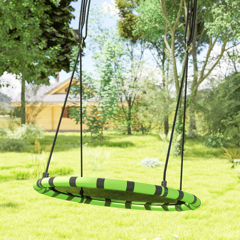 HOMCOM Metal Swing Seat with Chains