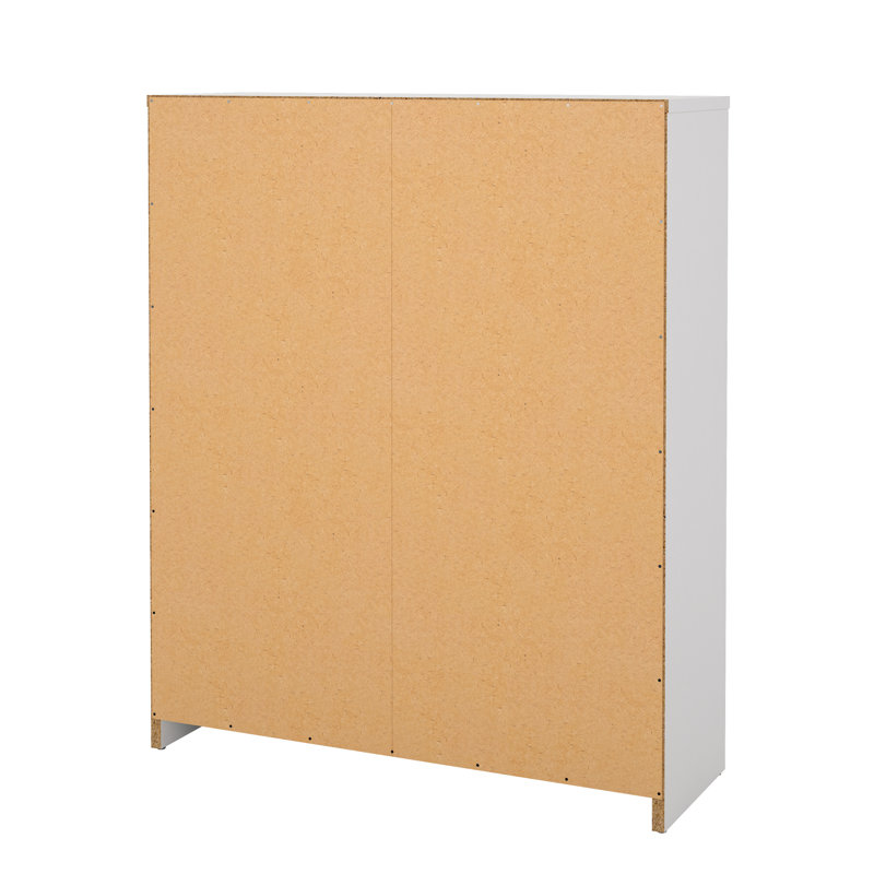 Domini 12 Pair Shoe Storage Cabinet, White