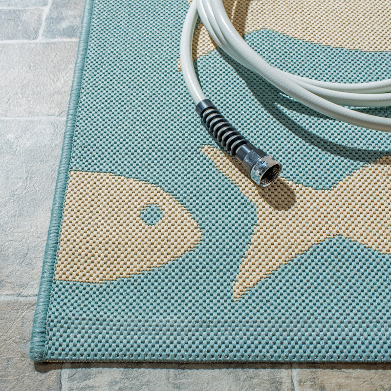 Paugh Performance Animal Print Indoor/Outdoor Area Rug, Rectangle 2'7" x 5'