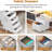 Rockville 108.2'' W L-Shaped Computer Desk with Drawers and Power Outlets-215874025