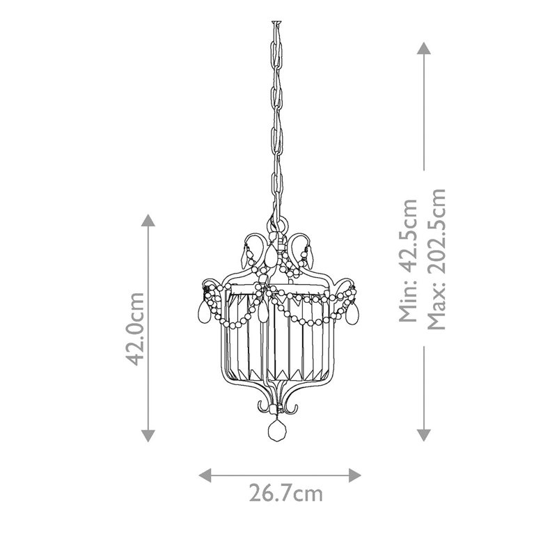 Avenida 1 - Light Lantern Pendant