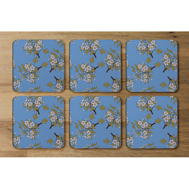 Square 6 Piece Coaster Set