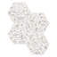 Carreau de sol en porcelaine à usage unique 11 po x 9 po Terrazzo Hexagon-67268993