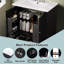 Meuble-lavabo 30 po avec lavabo en céramique, tablette de porte-1427275665
