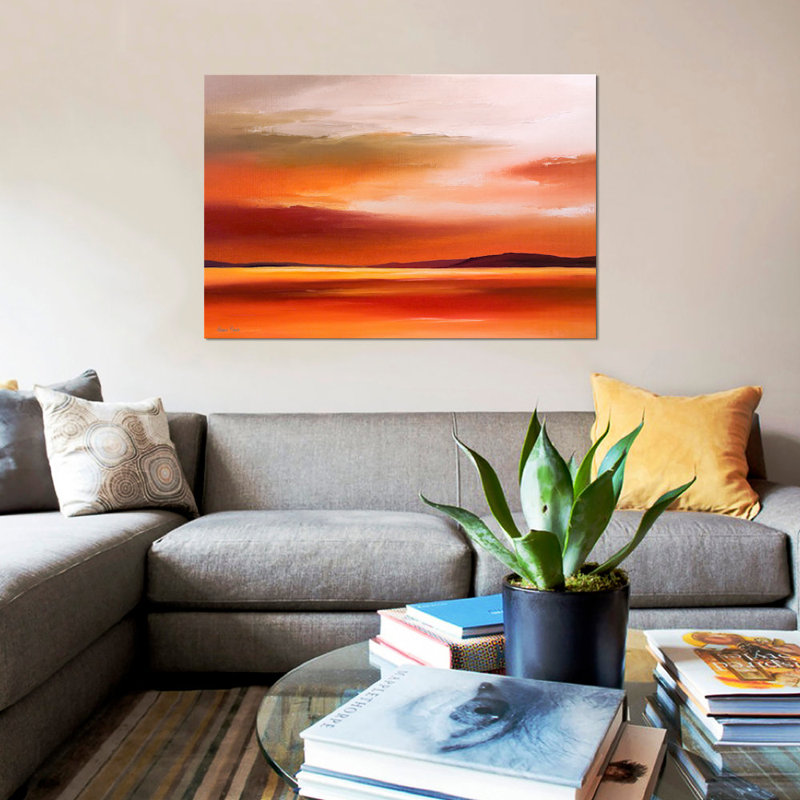 « soirée sky iv », impression sur toile, H 8 po x l 12 po x P 0,75 po
