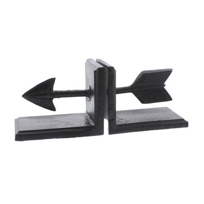 Traditional Metal Bookends Pair