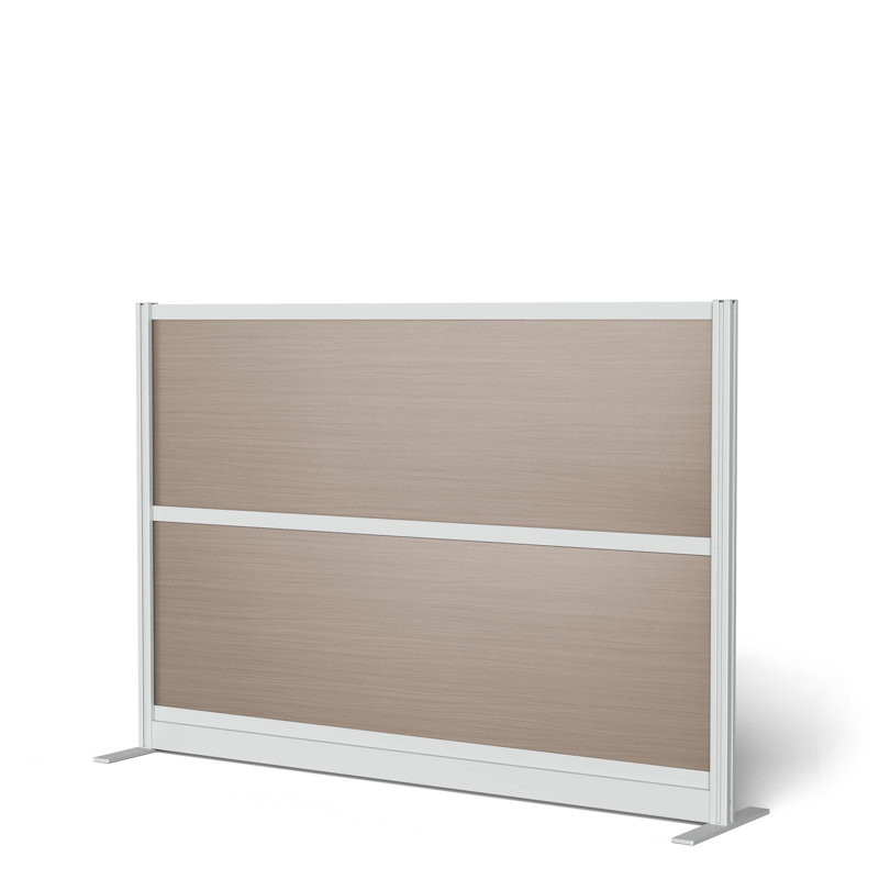 Système de cloison modulaire Harmony Oakwood, H 70 po x l 48 po