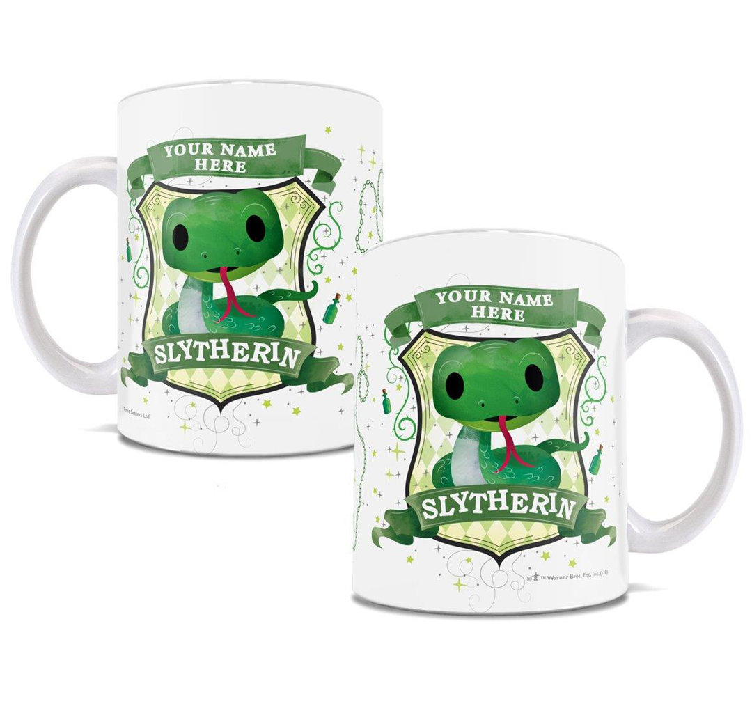 Harry Potter Personalized Slytherin Chibi Cute Geek Coffee Mug Trend Setters
