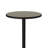 Pine Round Metal Base Dining Table-55808852-55808853