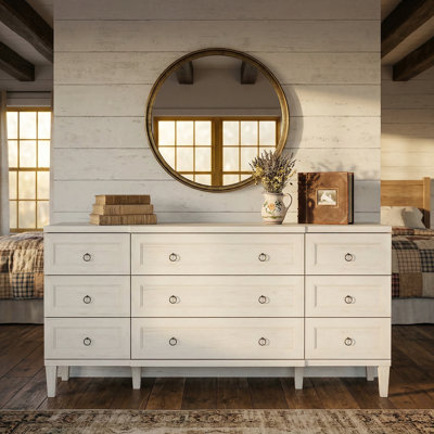 9 Drawer Double Dresser