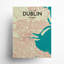 «Dublin City Map», impression de luxe-1011097074-1011097098