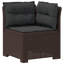 234 cm W Patio Sofa with Cushions-428163986-428163987
