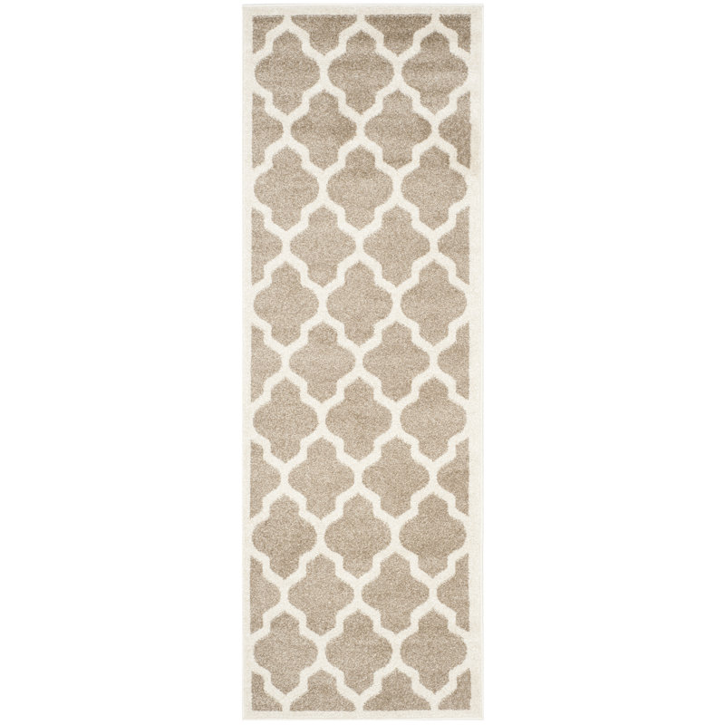 Tapis géométrique Daneya Performance, Tapis de couloir 2 pi 3 po x 22 pi