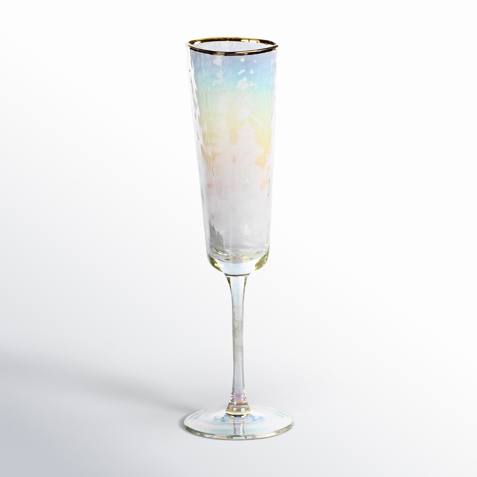Arcania 5.82 oz. Glass Flute, Luster