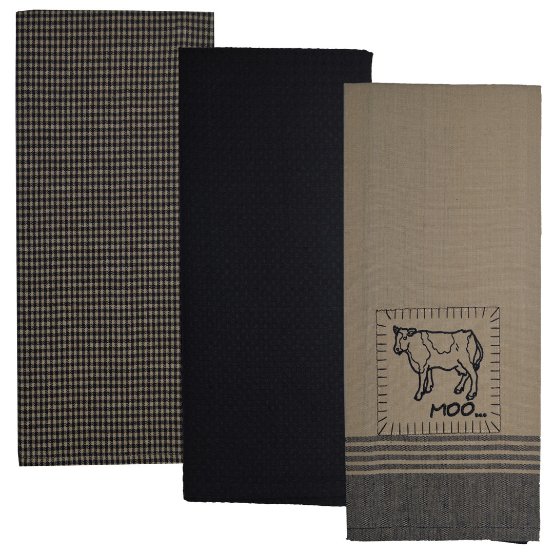 Cotton Tea Towel Kitchen Towel (Set of 3) Rosalind Wheeler