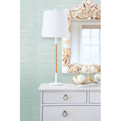 Lampe en rotin Amelia - Blanc