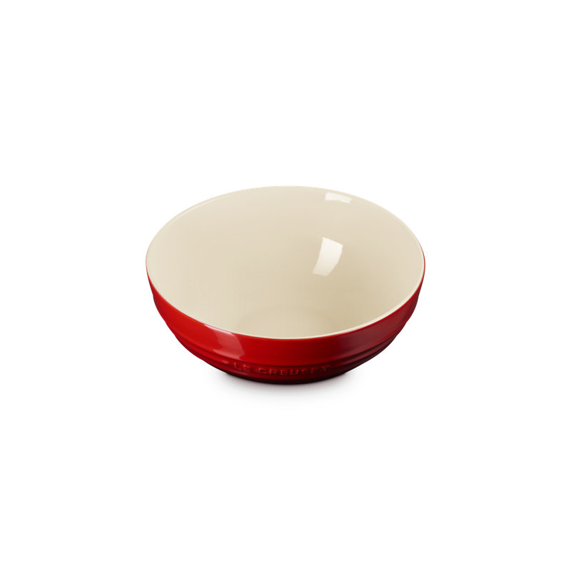 Le Creuset Stoneware Multi Bowl, 3.1 Qt. - Cerise, Sea Salt Red