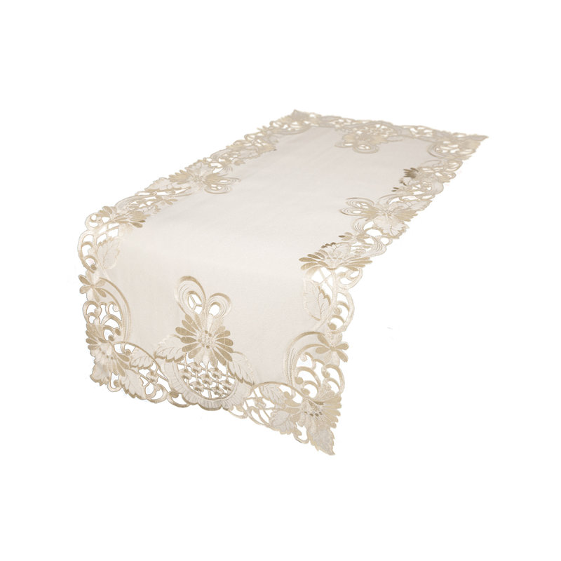 Chemin de table nappe brodéed Tyris