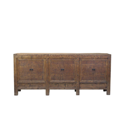 Aged Poplar 3 Door Cabinet