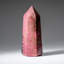 Véritable pointe de rhodonite impériale polie authentique de Madagascar (2,8 lb)