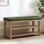 Hahnville Faux Leather Upholstered Storage Shoe Bench-2104165781-2104165785