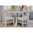Surfside - 45" Round Dining Table - Weathered White Finish