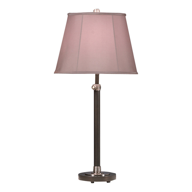 Bruno Adjustable Metal Buffet Lamp, Gray Taupe