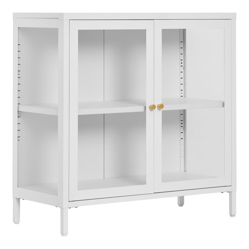 Shasa Display Cabinet, White