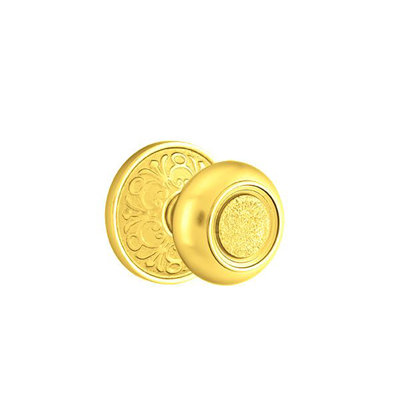 Ensemble de boutons d'intimité Emtek avec rosette Lancaster et bouton Belmont