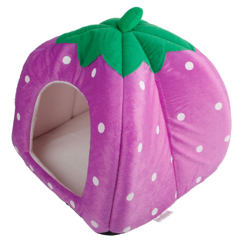 Dôme d’animal doux en coton Ricard, Mauve, l 11,8 po x P 12,2 po x H 13,8 po