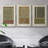 " Nouveau Decorative IV " 3 - Pieces-97711527-97711528