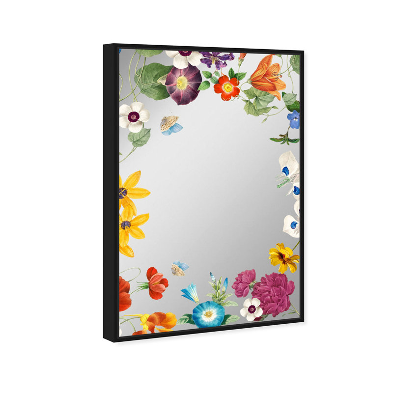 Spring In Animals Framed Mirror by Oliver Gal, Black