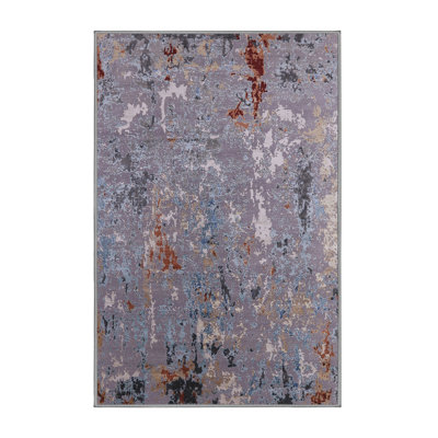 Tapis oriental mauve