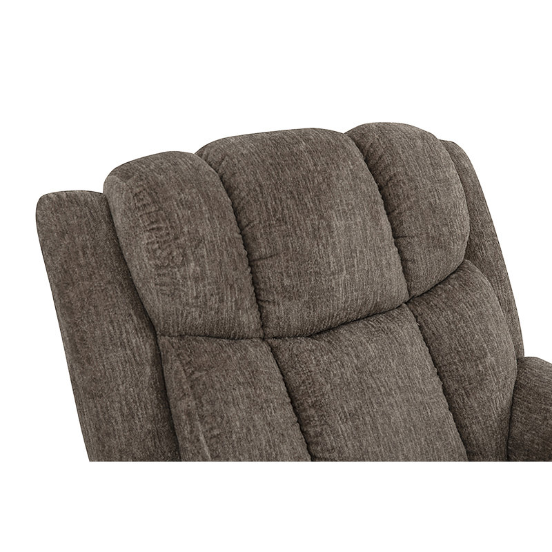 Fauteuil inclinable - Tissu - Vison de Calgary, Brun
