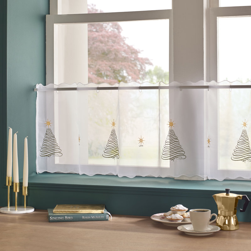 Macedonia Semi Sheer Curtain, 149 W x 60 D cm