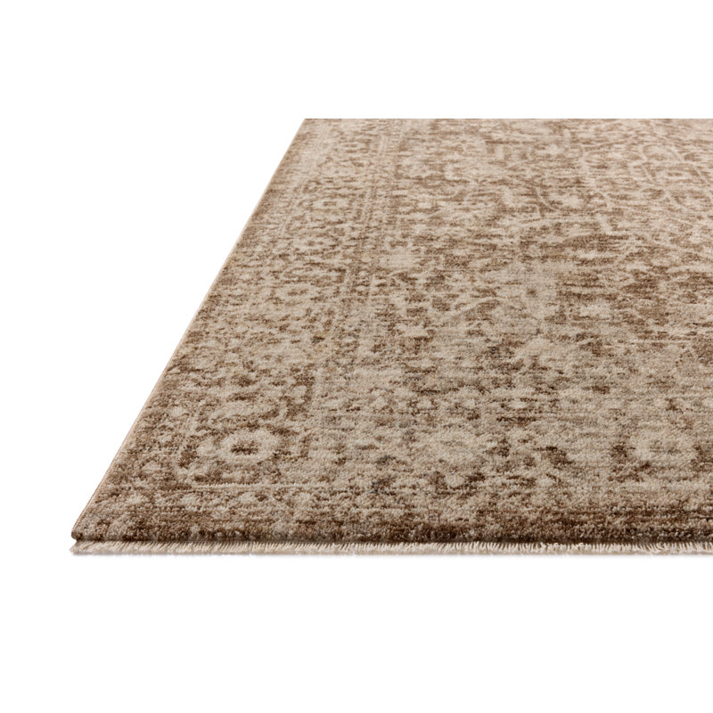 Bungalow Rose Allysan Bark / Natural Area Rug, Runner 2'7" x 10'