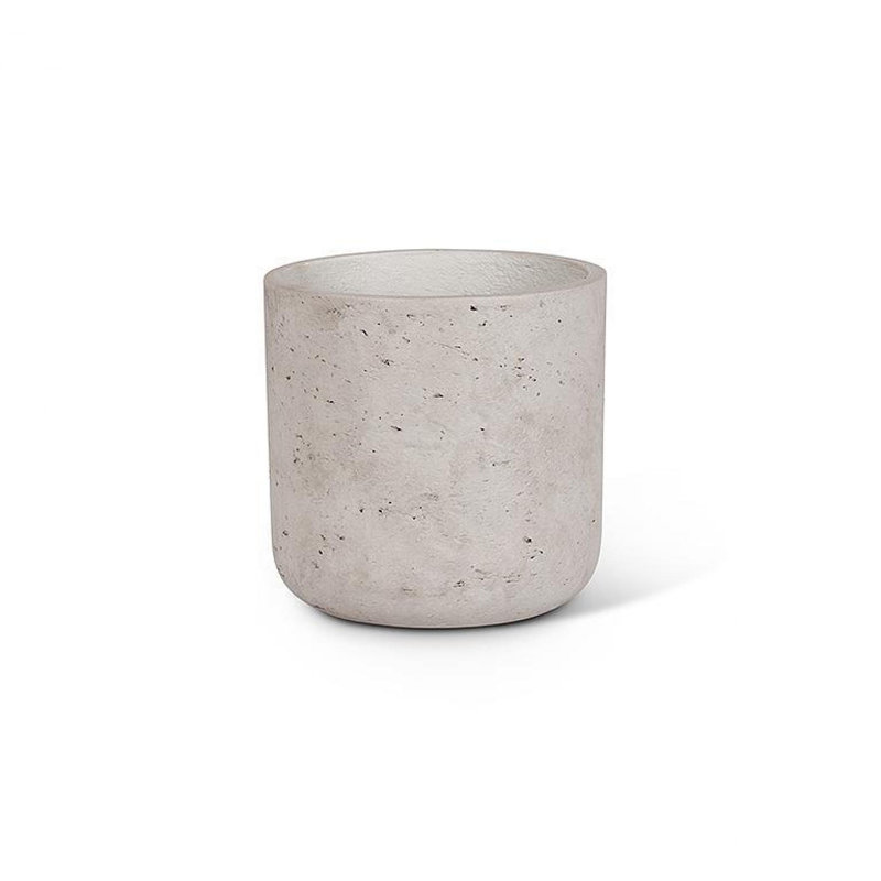 Jardinière classique, H 7 po x l 7 po x P 7 po, Gris