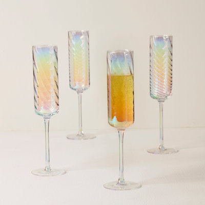 Lenox Tuscany Classics Iridescent Flutes, Set Of 4
