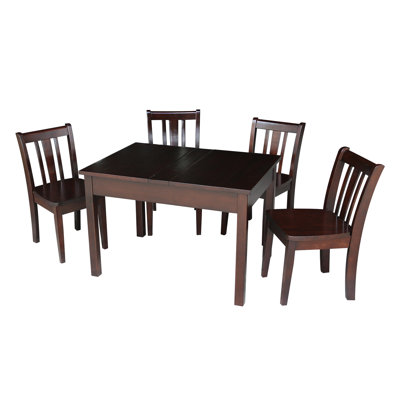 Ensemble de table rectangulaire et de chaises Charbel Kids