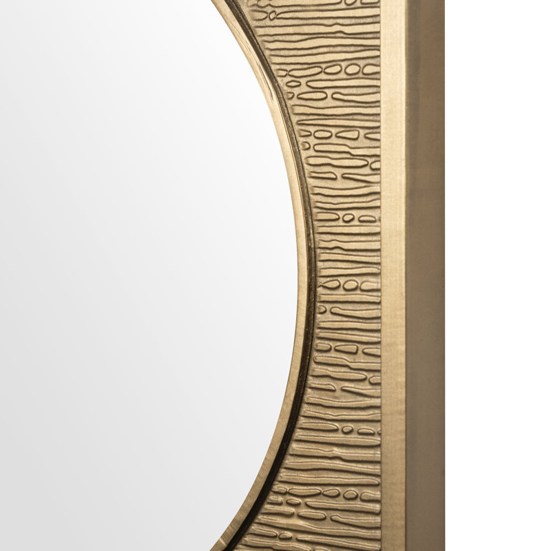 Martina Square Brass Wall Mirror
