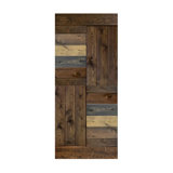Patented Product S Style Sliding Barn Door Without Installation Hardware Kit (Door Slab Only) - Assembly Required